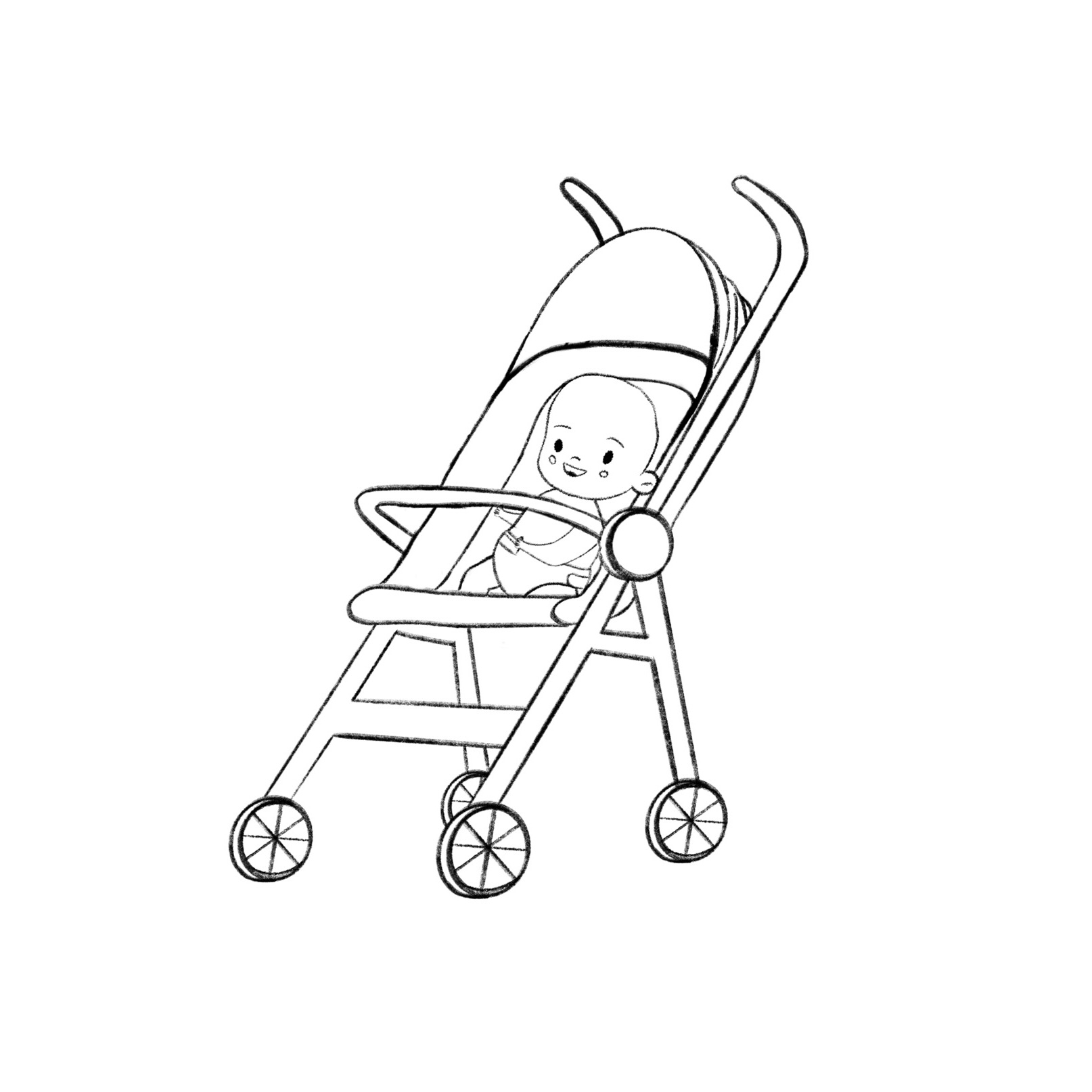 Baby Stroller Curtain